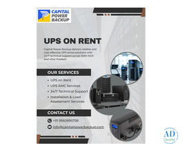 UPS on Rent with Seamless Power Backup in India