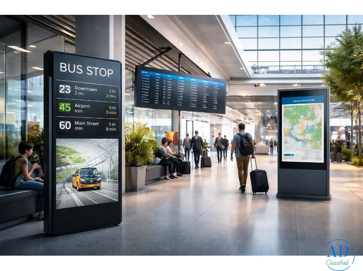 Digital Signage for Transportation & Airports | Streampurple Solutions