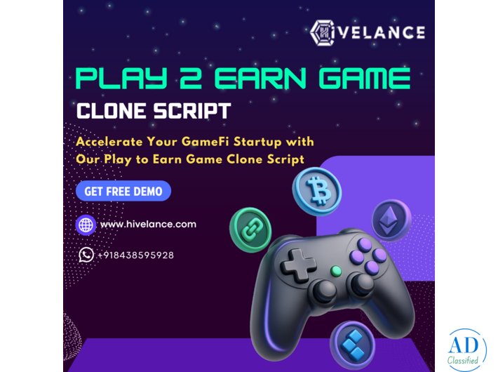 Play-to-Earn Game Clone Script with NFT & Wallet Integration