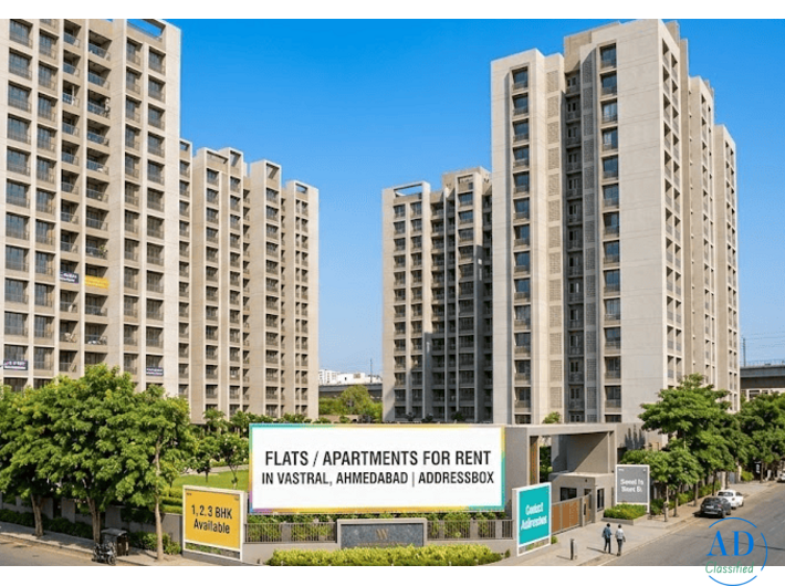 Rent Flats in Vastral, Ahmedabad – 1, 2, 3 BHK Options | AddressBox