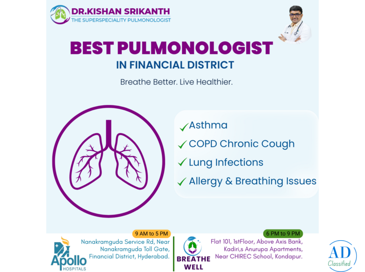 ⁠Best pulmonologist in financial district