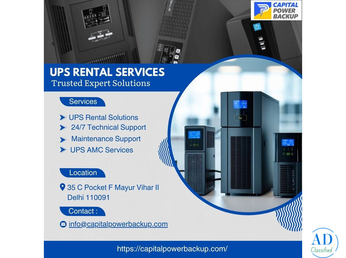 UPS on Rent for Event | Reliable Power Backup Services