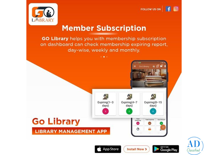 GoLibrary – Best Library Management App | Digital Library Manager Application