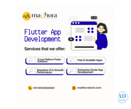 Modern Flutter App Development Company in Coimbatore – Madhura Technologies