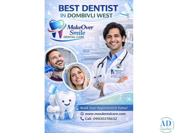 Best Dental Clinic in Dombivli West | MakeOver Smile Dental Care – Expert Dentists