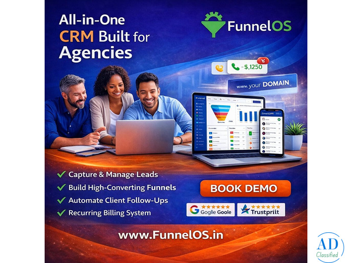 Best CRM & Marketing Automation Software for Agencies – FunnelOS