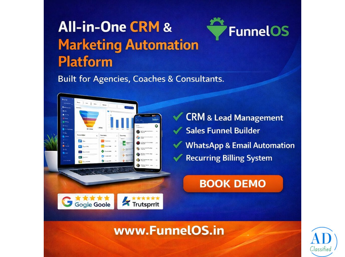Best CRM & Marketing Automation Software for Agencies – FunnelOS