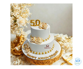 Celebrate Love with Elegant 50th Anniversary Cakes