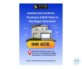 Buy Premium 4 BHK Flats in Raj Nagar Extension at Best Price