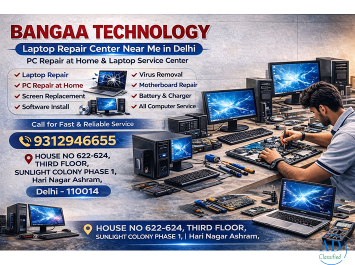 Bangaa Technology – Best Laptop Repair Center Near Me in Delhi | PC Repair at Home