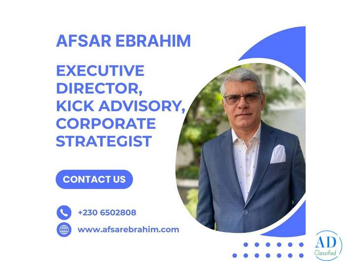 Afsar Ebrahim – Executive Director, Kick Advisory | Corporate Strategist