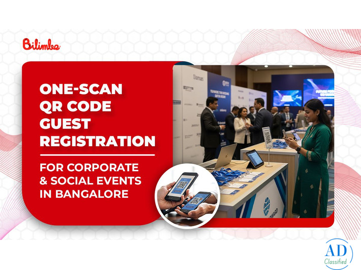 One-Scan QR Code Guest Registration for Corporate & Social Events in Bangalore