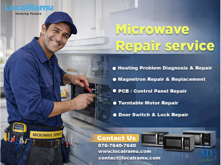 Professional Microwave Repair and Service by LocalRamu with Skilled Technicians in Pune