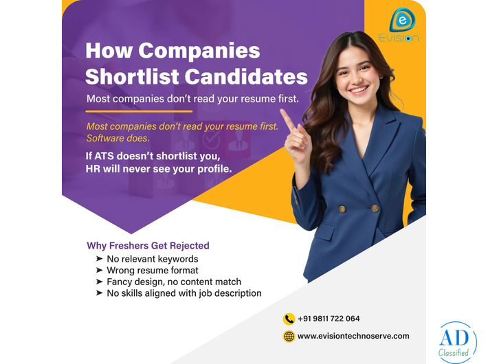 How Companies Shortlist Candidates - is Your Does Not Pass ATS - Evision Technoserve