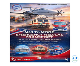 Vitaris Air Ambulance – Air, Train & Road ICU Ambulance Services in India.