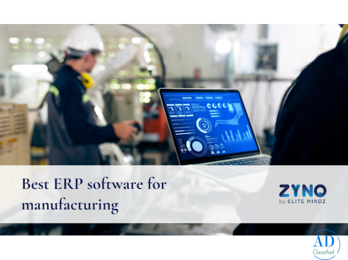 Best Manufacturing ERP Software in India – ZYNO by Elitemindz