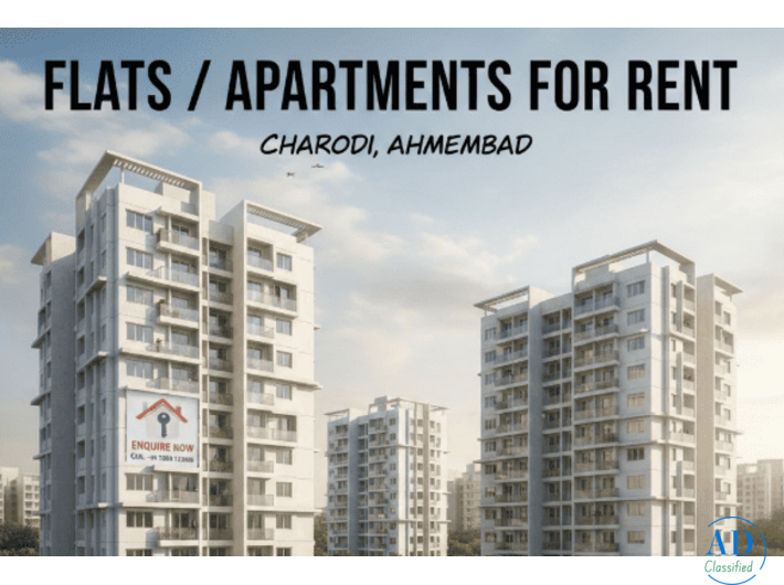 Flats for Rent in Chharodi, Ahmedabad – Find Budget & Family Apartments