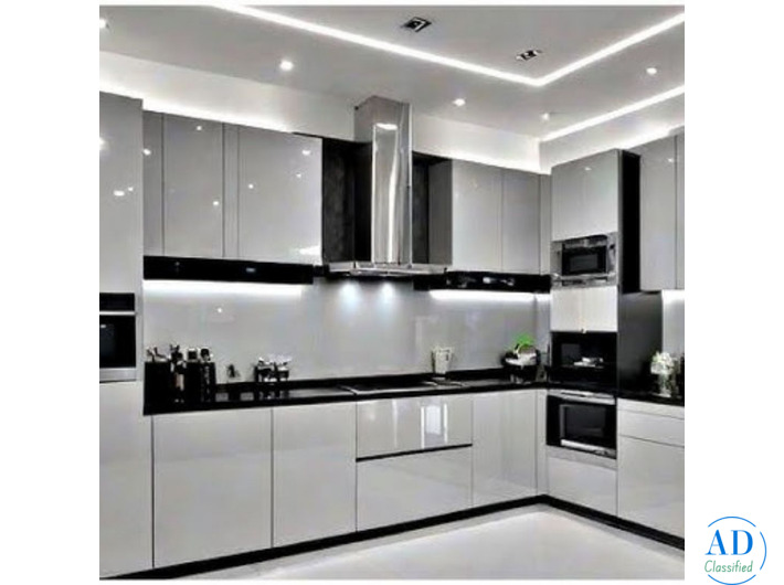 Luxury Modular Kitchen in Gurugram | Premium Finishes & Storage