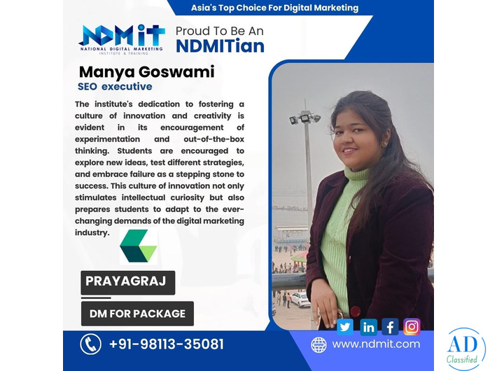 AI-Driven Digital Marketing Course in Prayagraj with Certification | NDMIT