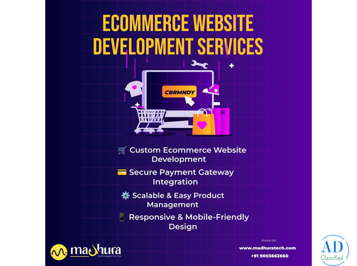 Custom Ecommerce Website Development Services in Coimbatore | Madhura Technologies