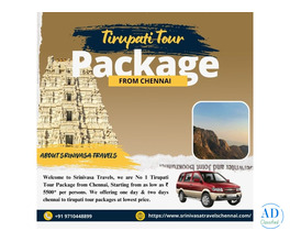 Tirupati Tour Package from Chennai – A Perfect One-Day Spiritual Journey
