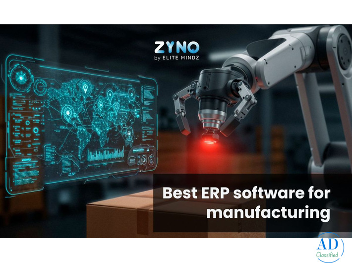 Best Manufacturing ERP Software in India – ZYNO by Elitemindz