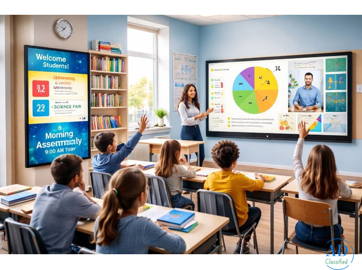 Digital Signage and Smart Classroom Display for Schools in India