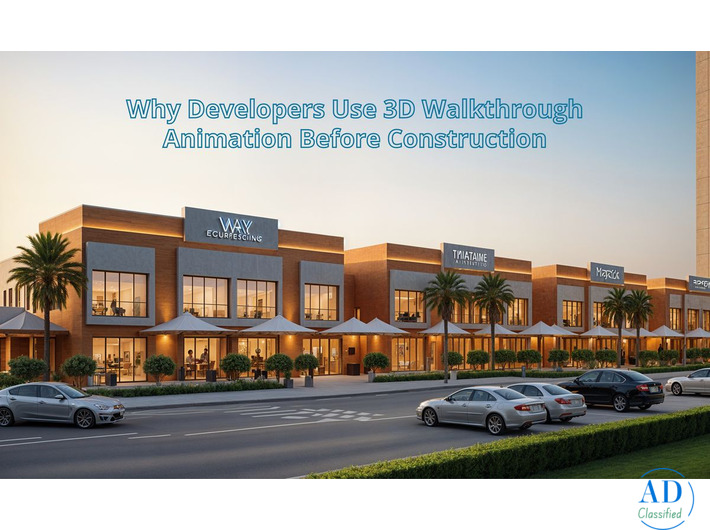 Why Developers Use 3D Walkthrough Animation Before Construction