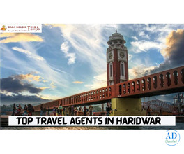 Which Packages Are Offered by Top 10 Travel Agents in Haridwar?
