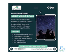 Educational Planetarium Show for Schools and Events