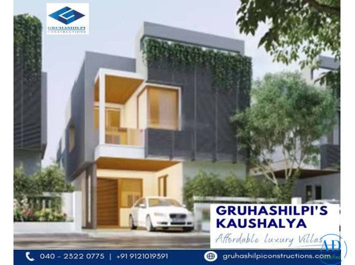 Get Best Family Community Villas Hyderabad - Gruhashilpiconstructions