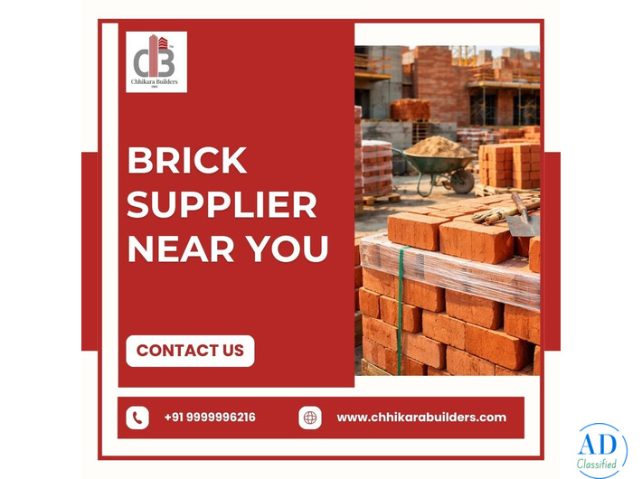 Brick Supplier Near You for Quality Construction