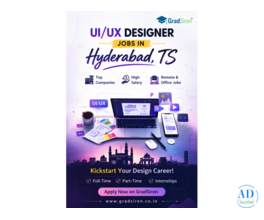 UI/UX Designer Jobs in Hyderabad, Telangana!