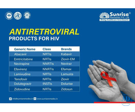 Antiretroviral ARV Products for HIV Treatment | Sunrise Remedies