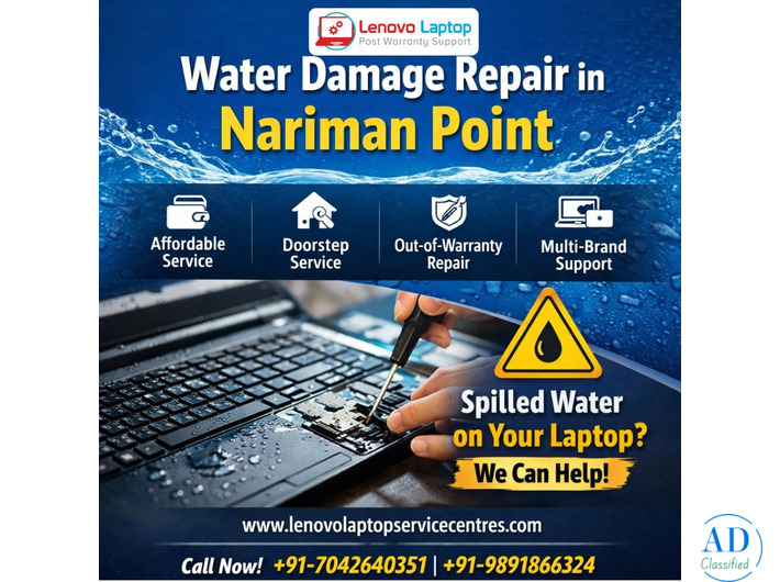 Water Damage Repair in Nariman Point for Lenovo Laptops