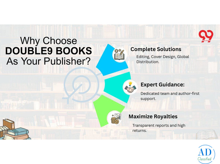 Why choose Double9 Books as your publisher