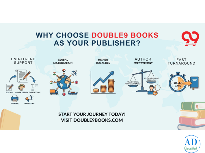 Why choose Double9 Books as your publisher