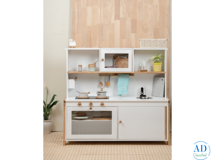 Wooden Play Kitchen by House Of Zizi