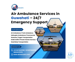 Air Ambulance Services in Guwahati – 24/7 Emergency Support