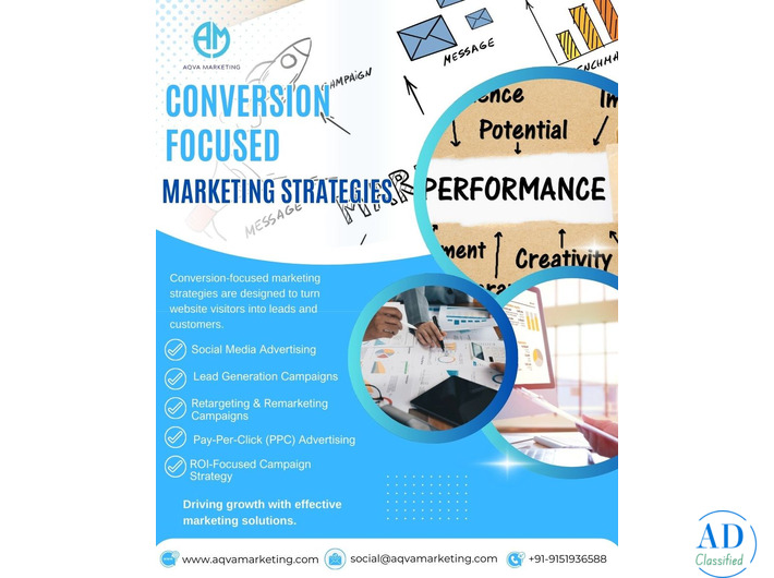 Conversion-Focused Marketing Strategies by Aqva Marketing