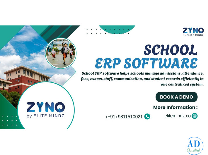 School ERP Software for Smart School Management - ZYNO by Elite Mindz
