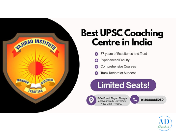 Best UPSC Coaching Centre in India- Vajirao and Reddy Institute