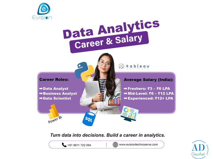 Data Analytics – Career and Salary Guide - Evision Technoserve