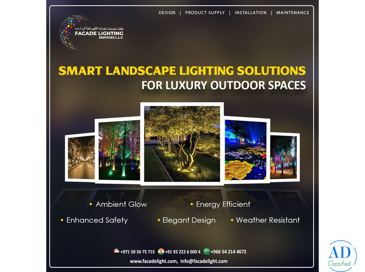 Smart LED Landscape Lighting for Elegant Outdoor Spaces
