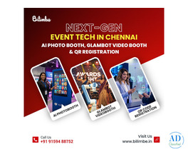 Next-Gen Event Tech in Chennai: AI Photo Booth, Glambot Video Booth & QR Registration