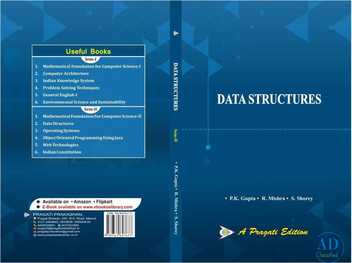 Data Structures Book for BCA Semester 2 Students