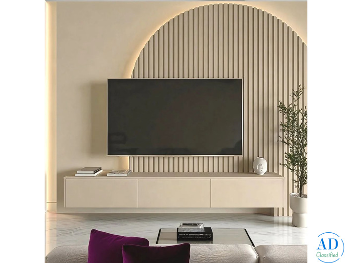 Aura Slat Wall-Mounted TV Unit
