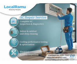Professional AC Repair and Service by LocalRamu with Skilled Technicians in Mysuru