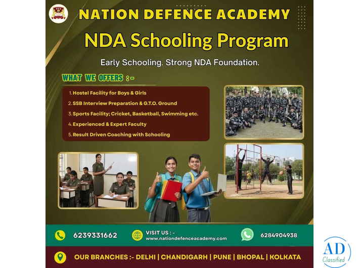 Start Your Defence Career with NDA Schooling in Pune