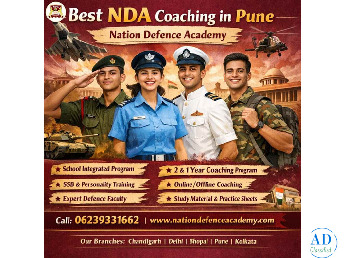 NDA 2 Year Coaching Program in Pune